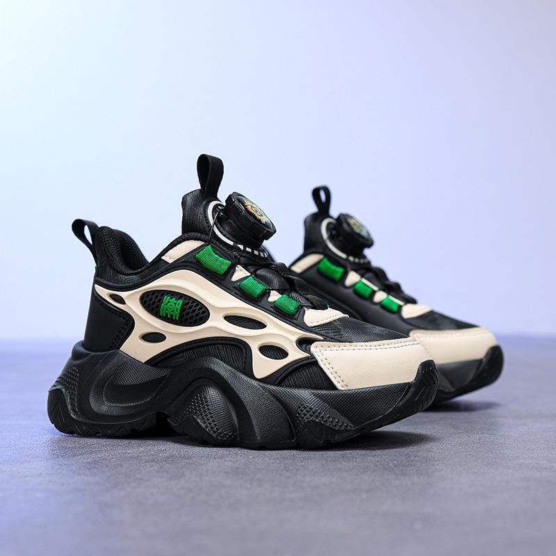 

Girls sports shoes trendy shoes versatile dad autumn shoes leather surface new children s running shoes waterproof 2025 39