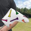 Durable Golf Mallet Putter Head Cover, Kopfbedeckung Socks Embroidery for Bag Accessory