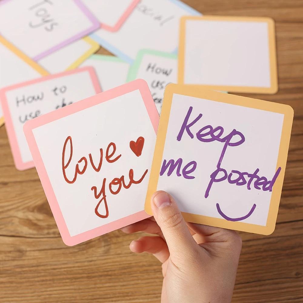 Beschreibbare Magnetische Notizen Multifunktionales Radierbares Whiteboard Whiteboard Etiketten Aufkleber Schließfach