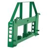 Skid Steer Pallet Frame, 1814 Kg Rated Load Capacity, 115 Cm Pallet Fork Frame Attachments with 50.8 Mm Hitch Receiver & Spear Sleeves, Fit for John