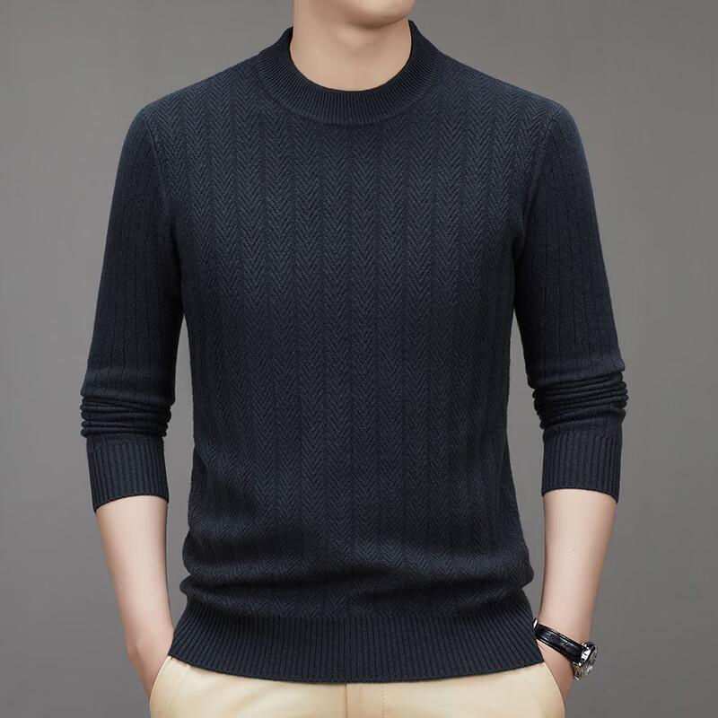 

Firstview Men s Winter 9-Gauge Thick 420g Long-Sleeve Wool Sweater XL