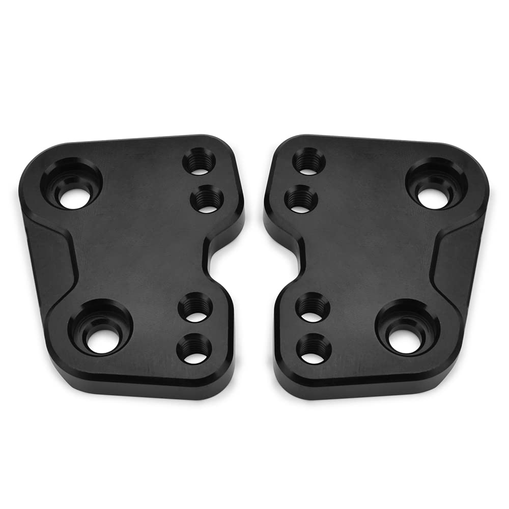 LEDISHUN Bracket for Suzuki Gixxer 250 and Gixxer Rearward Movement and Upward Movement Step-Up SF250 40-42mm 13-25mm (Black)