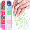 Nail Art Accessories 12 Colors Laser Symphony Butterfly Sequins Nail Decoration Sequins