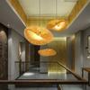 JOYINLED Extra Large Hand Woven Bamboo Pendant Light, Natural Farmhouse Chandelier for Living Room Kitchen Island Restaurant