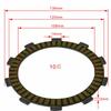 For Honda CB600 F CB600F Hornet 2000-2012 CBR600F2 Super Sport 91-94 CBR600F3 95-98 9PC Motorcycle Friction Clutch Disc Plates