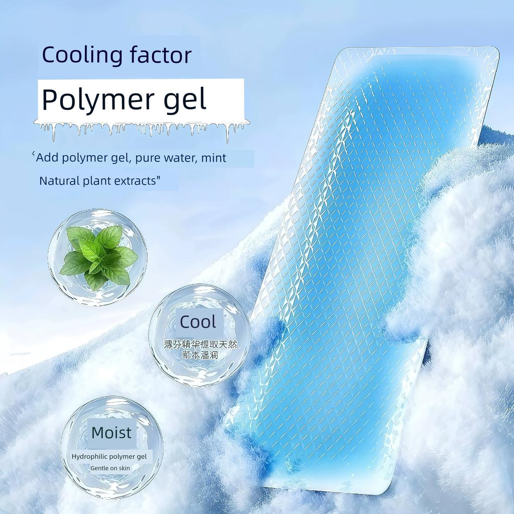 Cooling Patch for Physical Cooling and Heat Reduction, Ice Patch for Summer Military Training to Prevent Heatstroke, Cooling Patch for Students