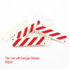 50pcs Moc Tile 1x4 1x3 Tablet with Wood Grain Danger Stripes Pattern DIY Building Blocks Bricks Compatible with 2431 63864