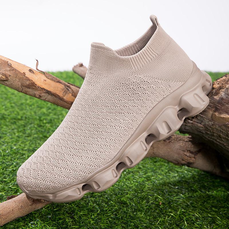 Socks shoes large size lazy shoes breathable mesh sports casual shoes walking shoes