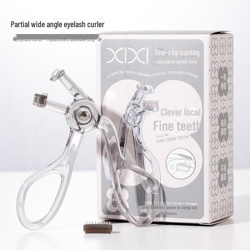 

Щипцы для завивки ресниц Xixi Sunflower с широким углом наклона и расческой с одним зажимом для естественной, стойкой формы ресниц