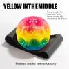 Colorful Bouncy Balls High Elasticity with Wristband Rubber Hand Ball Hole Ball Wrist Return Ball Rubber Sport Ball with Strap Bouncy Ball
