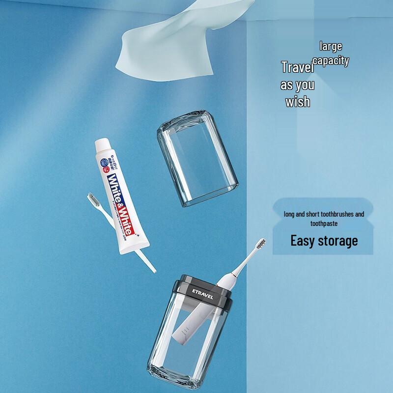 Etravel Portable Travel Wash Cup & Toothbrush Set