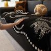 Sofa Cushion  New Four-Season Universal Straight-Breasted Leather Sofa Seat Cushion Non-Slip Light Luxury High-End Sofa Cover