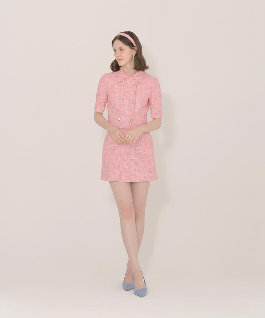 Aiseugadeuneiogongpal Tweed Mini Skirt