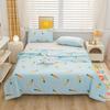 Botanical Leaves Summer Quilt Modern Simple 100% Cotton Air Conditioning Quilted Quilt Home Sofa Travel Camping Thin Blanket