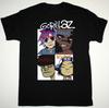 VTG GORILLAZ BAND FACES Heavy Cotton Black S-5XL T Shirt For Fans BT509