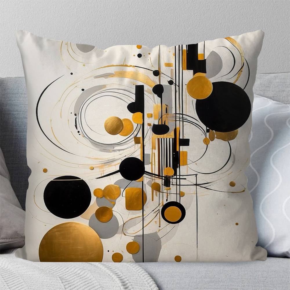 Abstract Geometric Pillow Case Fashion Square Pillowcase Bedroom Sofa Room Ins Decoration Leisure