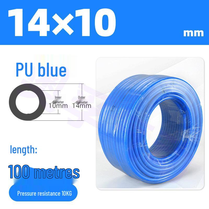 Transparent PU Air Hose for Compressors: Sizes 3-22mm
