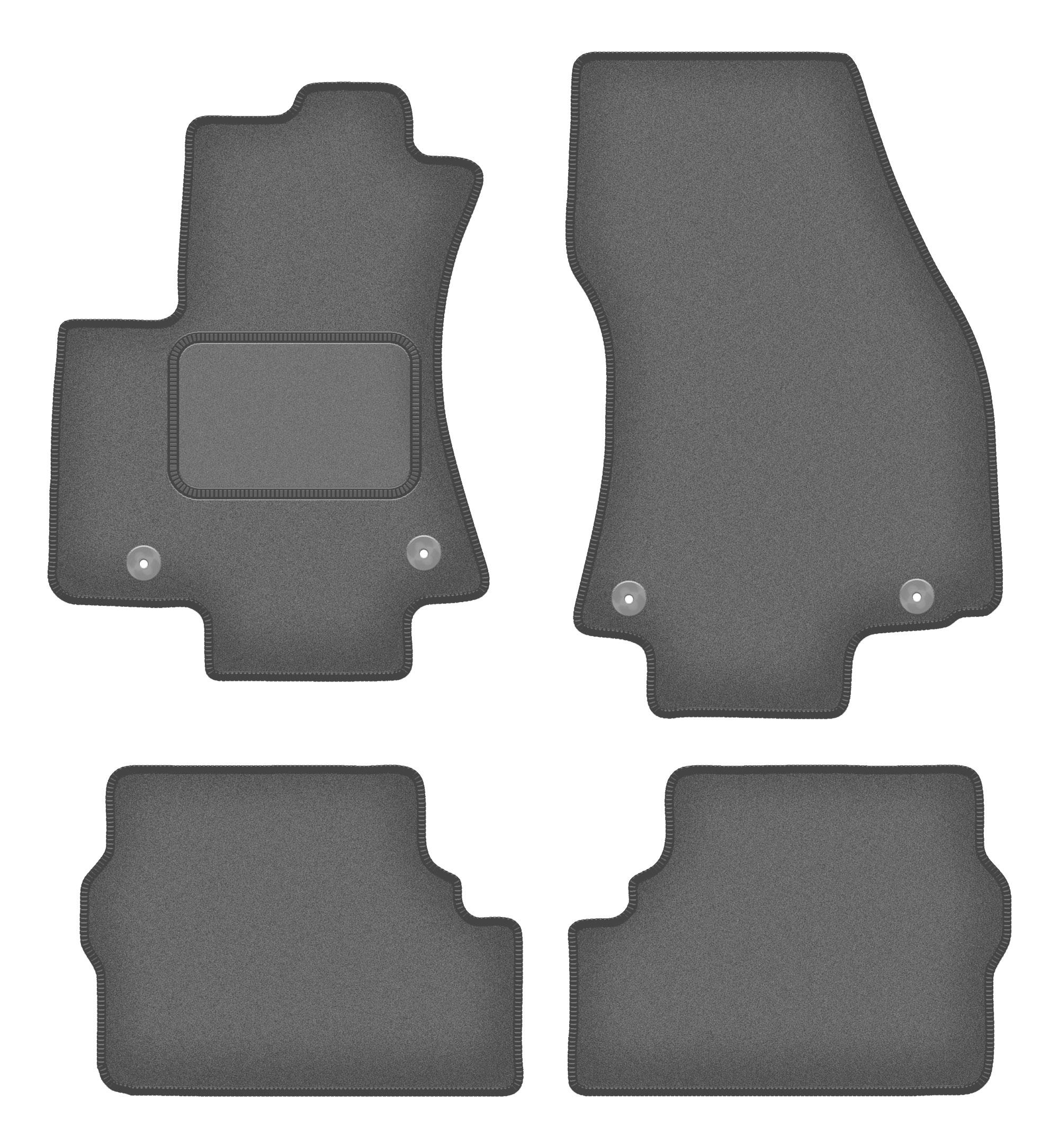Velours grafiet automatten voor: Opel Zafira A MPV (1999-2005)