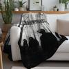 L-Lorna Shore Rock Band Music Blanket Design Lightweight  For Dorms, Naps, Living Room, Office,Sofa,All-Season