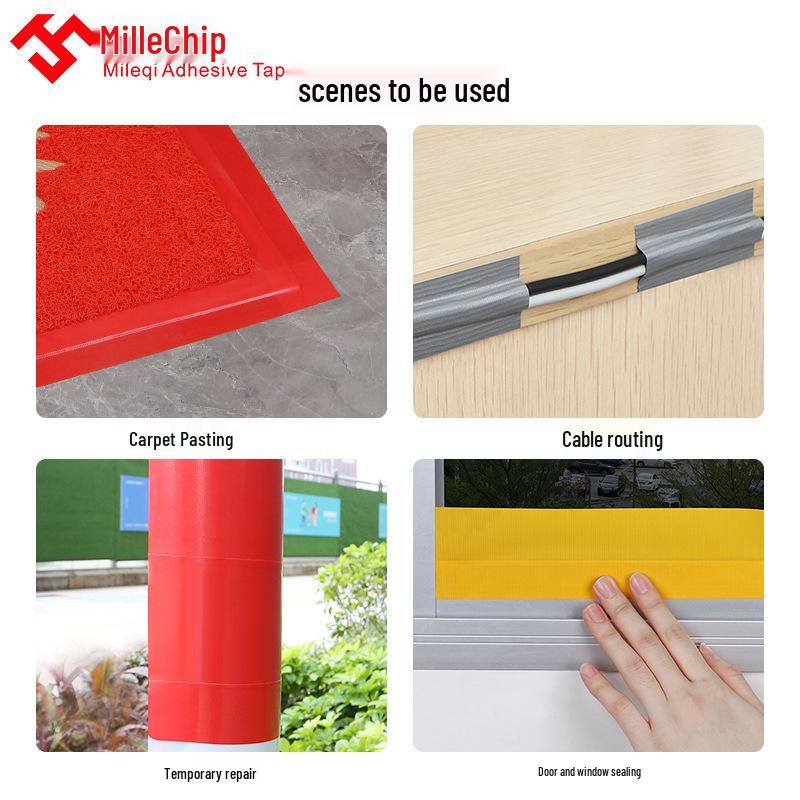 Red Decorative Fabric Tape: Strong, Waterproof, Wear-Resistant for Exhibition & Wedding Carpets