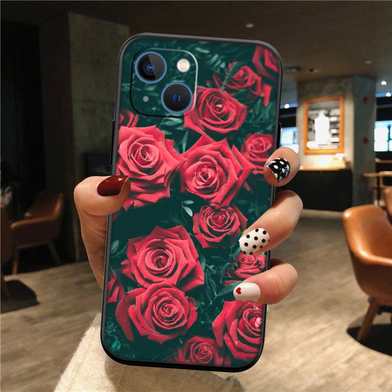 IK13 Beautiful Roses Flower Case for Samsung M06 M15 M16 M35 M55 M56 A36 A42 A50 A50S A51 A52 A32 A33 A05 A05S A06 A16 A20