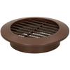 Ventilation Grille - KOTARBAU - Round - Diameter 70 Mm - Mosquito Net - Color Brown
