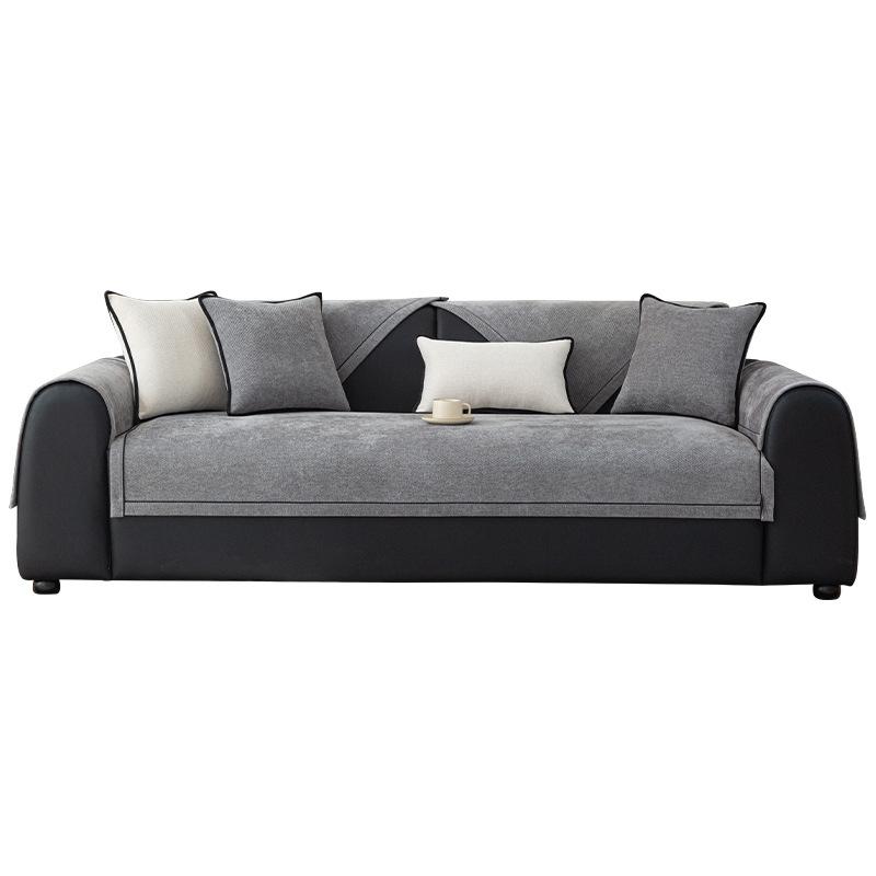 Sofa Cushion Universal In All Seasons, New Light Luxury High-End Non-Slip Leather Sofa Cushion, Chenille Sofa Cover Towel