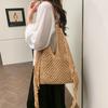 Woven Beach Bag Women's New Shoulder Bucket Bag