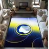 Tappeto Morbido per Pavimento Antiscivolo con Motivo Calcio Atalanta FC Tappeto per Interni Tappetino Decorazione Sportiva per Camera da Letto