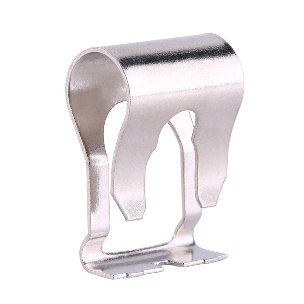 NATRUSS 1 Pair Wiper Linkage Repair Clips Arm Link Mechanism Repair Windscreen Wiper Repair Clip Kit Metal Silver