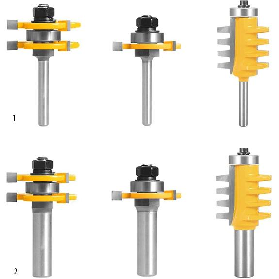 Grooving Milling Tool 1 4 Shank Alloy 3x High Abrasion Resistance Professional Cutter Tools
