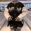 Baseball Jacket Autumn American High Street Ruffian Handsome Teen Men's Loose Casual Jacket Men