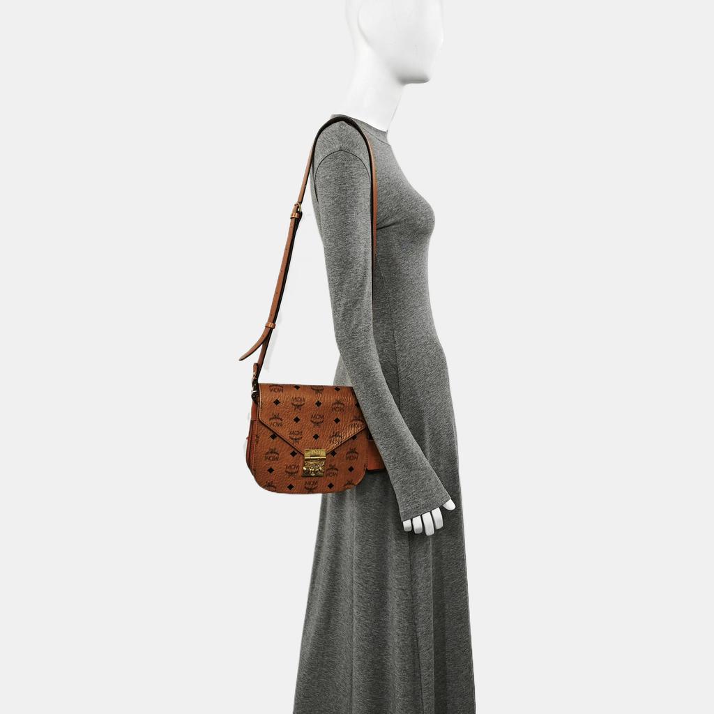 [Pre-Owned] Pasetia Visetos Monogram Coated Canvas Crossbody Bag - Very Good #B31FI3