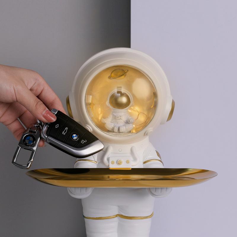 Astronaut Key Storage Tray Resin Ornament