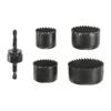 5Piece Hole Saw Kit for Wood Power Drill Hole Cutter Woodworking Hole Saw Kit for Wood PVC Plastic Drywall Gypsum Board