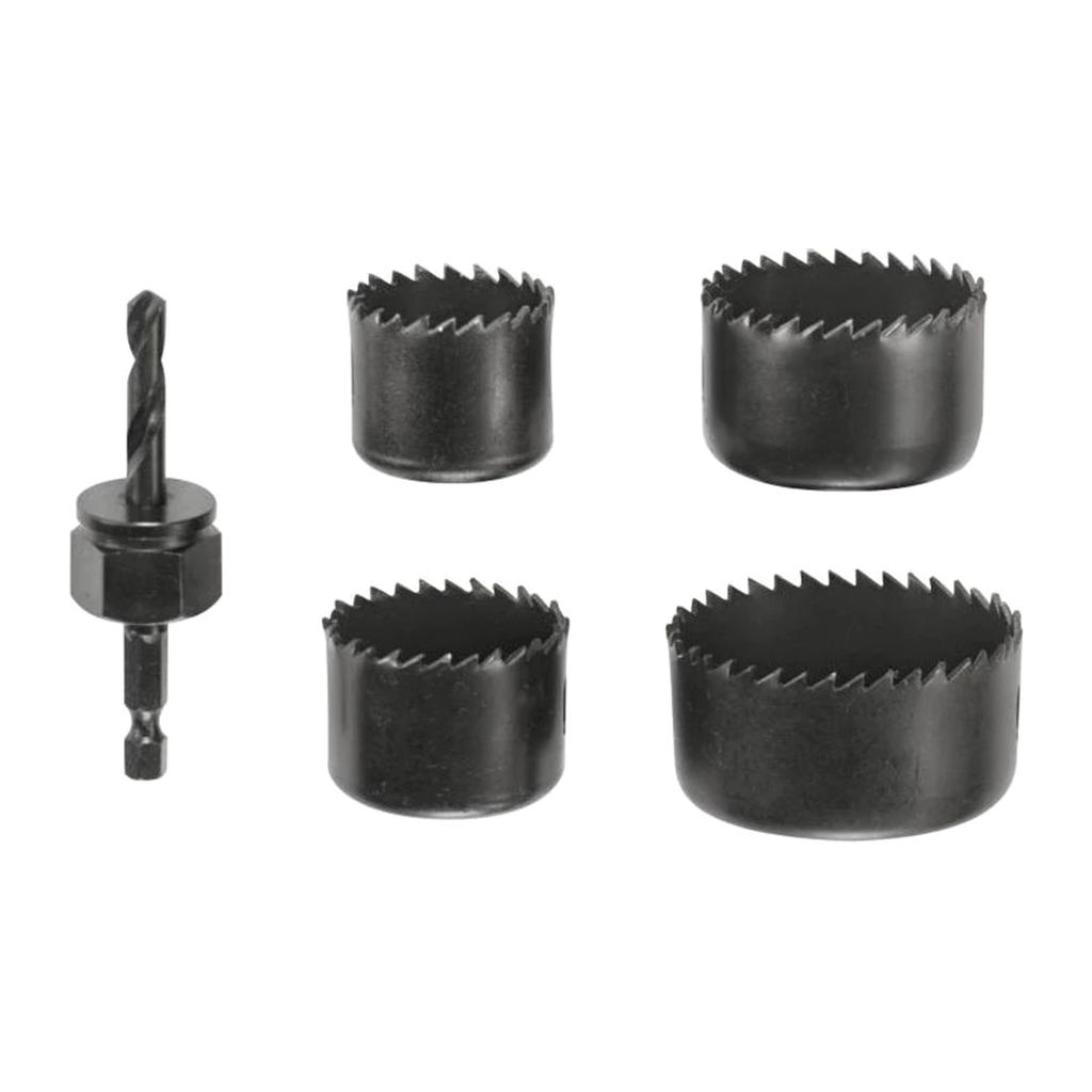 5Piece Hole Saw Kit for Wood Power Drill Hole Cutter Woodworking Hole Saw Kit for Wood PVC Plastic Drywall Gypsum Board