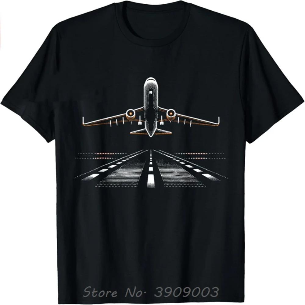 

Oversized Tshirt Airplane Aviation Aviator Flight T-Shirt Print On Demand Cotton Mens Clothing Funny Shirt O-Neck Tshirt XXXXXL чёрный