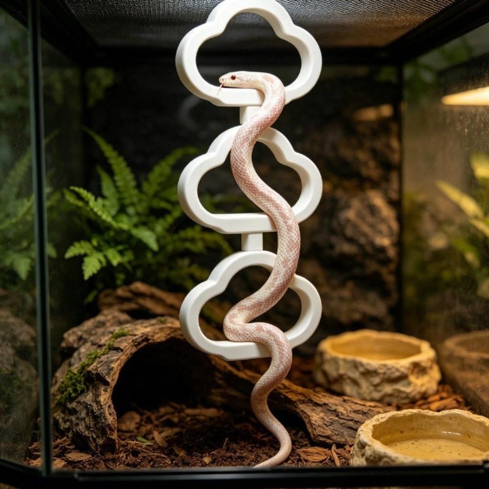 Magnetic Hanging Reptile Climbing Ring Plastic Climbing Hoop Chain Snake Climbing Toys