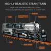 1277Pcs City Railway Steam Train Model Assembly Toy Moc Building Blocks Toys Educational Toy Home Decoration Adult Birthday Gift