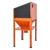 60 Gallon Sand Blasting Cabinet with Stand with Blasting Gun & 4 Nozzles
