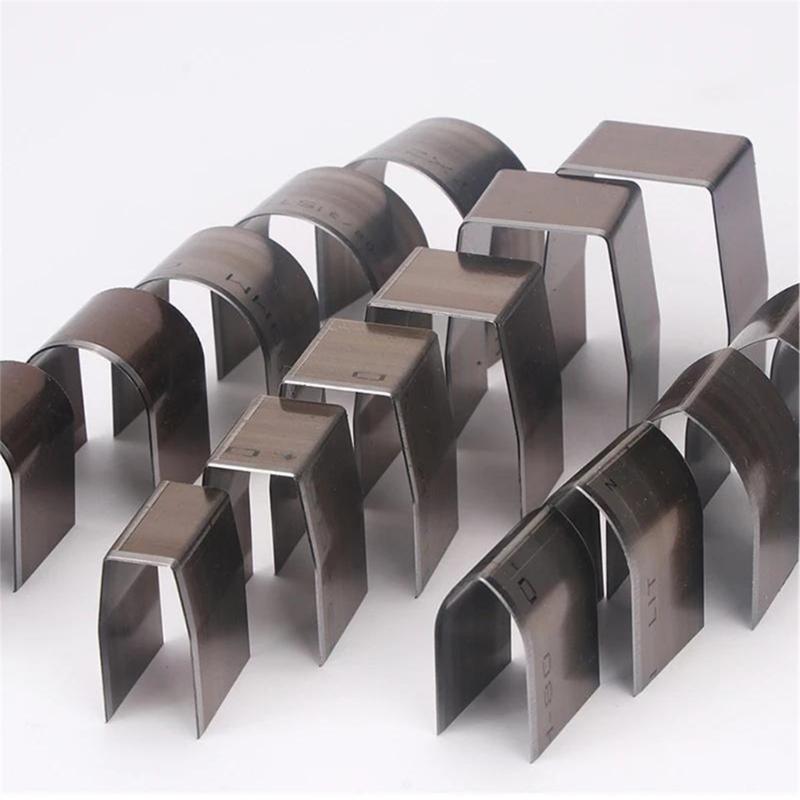 18Pcs Leather Corner Puncher Leathercraft Hole Punching Tool Leather End Punching Tool Carbon Steel Corner Cutter Tool