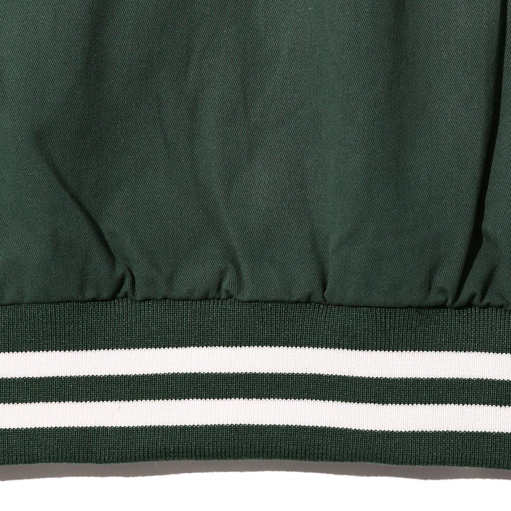 Grayblvd Mc Twill Cotton Varsity Jacket (Green)