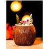 Coconut Cup Bar Tiki Cup Cocktail Glass Hawaiian Wine Glass Party Beach Drink Cup Tiki Mug Ceramic Cup Champagne Glasses
