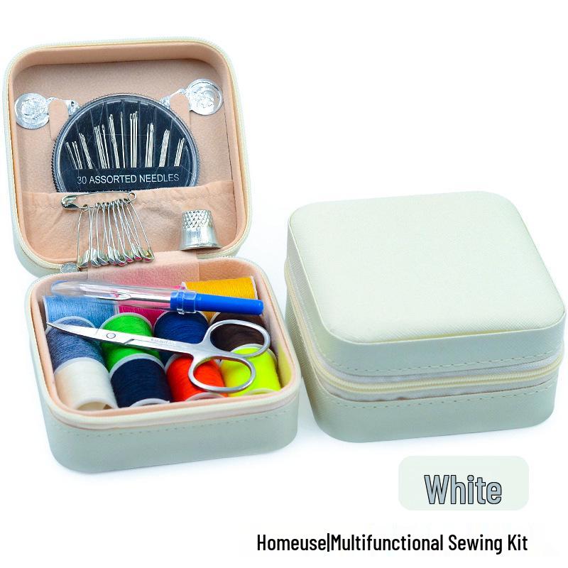 48-Piece Portable Sewing & Repair Kit with Multi-Color Threads