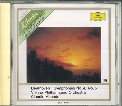 CD - Symphony No. 4, Symphony No. 5 Fate DCI81944 DEUTSCHE GRAMMO Japan Classical Used