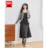 IEF Women's 2-Piece Knitted Cardigan and Camisole Dress Set