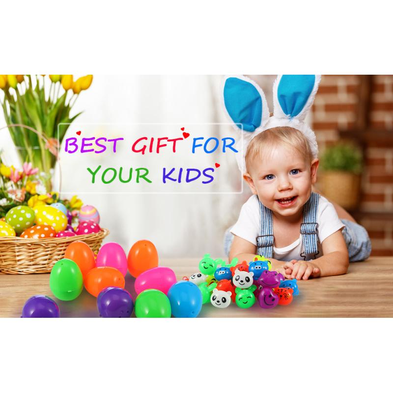 

28 упаковок пасхального яйца, светодиодные желейные светящиеся кольца, подарки на день рождения для детей, призы, мигающие игрушки для мальчиков