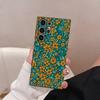 INS Flower Fashion Phone Case For Samsung Galaxy S25 S24 S22 S23 Ultra S21 S20 Plus 5G Frosted Non-Slip Full Cover Soft Case