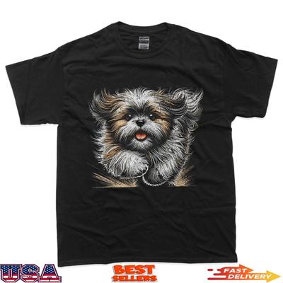 Shih Tzu Dog Animal Graphic Tees T-Shirt