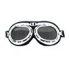 Harley retro silver-framed goggles, motorcycle windproof eyewear, helmet goggles, rider protective eyewear